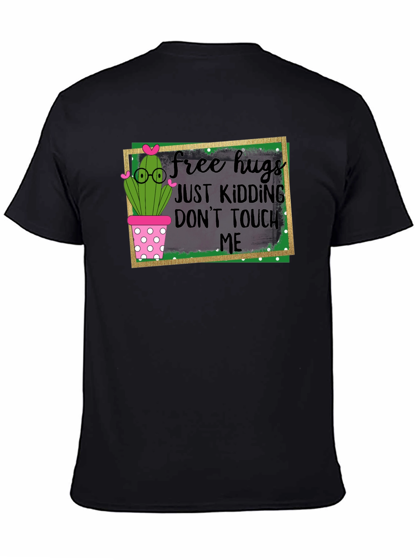 Free Hugs Cactus T-Shirt - Funny Graphic Tee