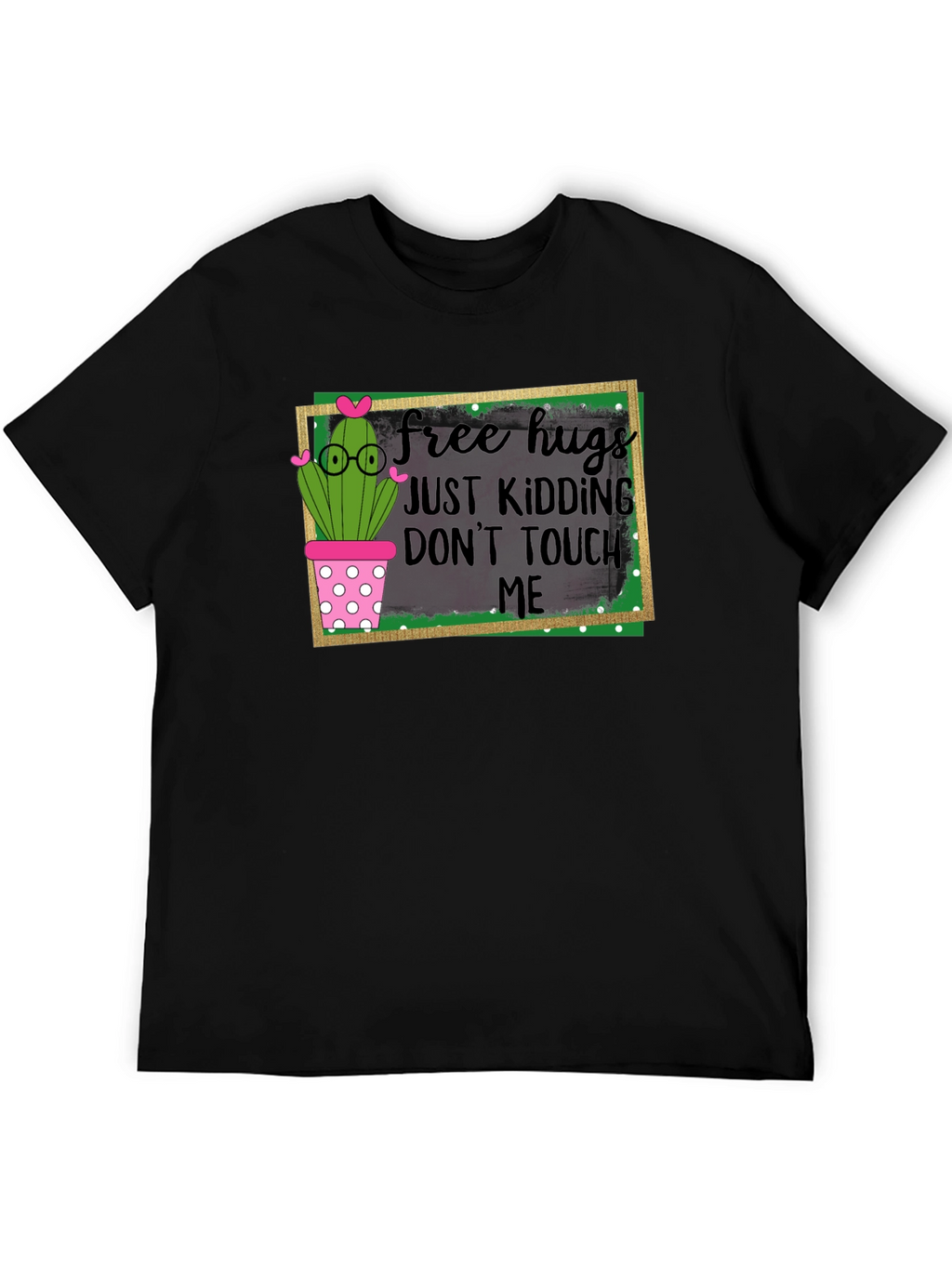 Free Hugs Cactus T-Shirt - Funny Graphic Tee