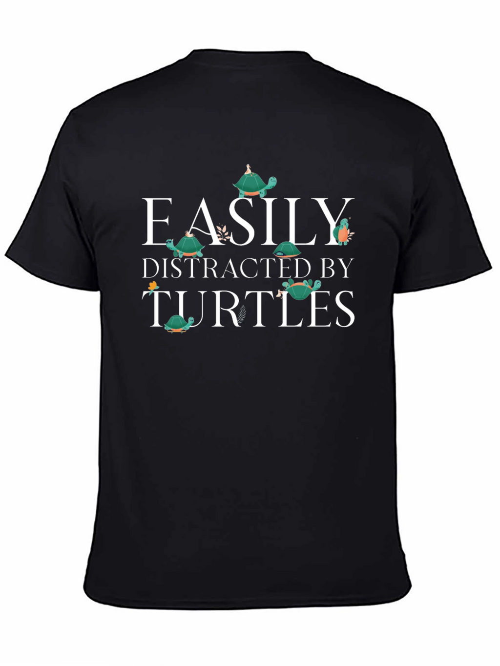 Easily Distracted By Turtles Graphic T-Shirt