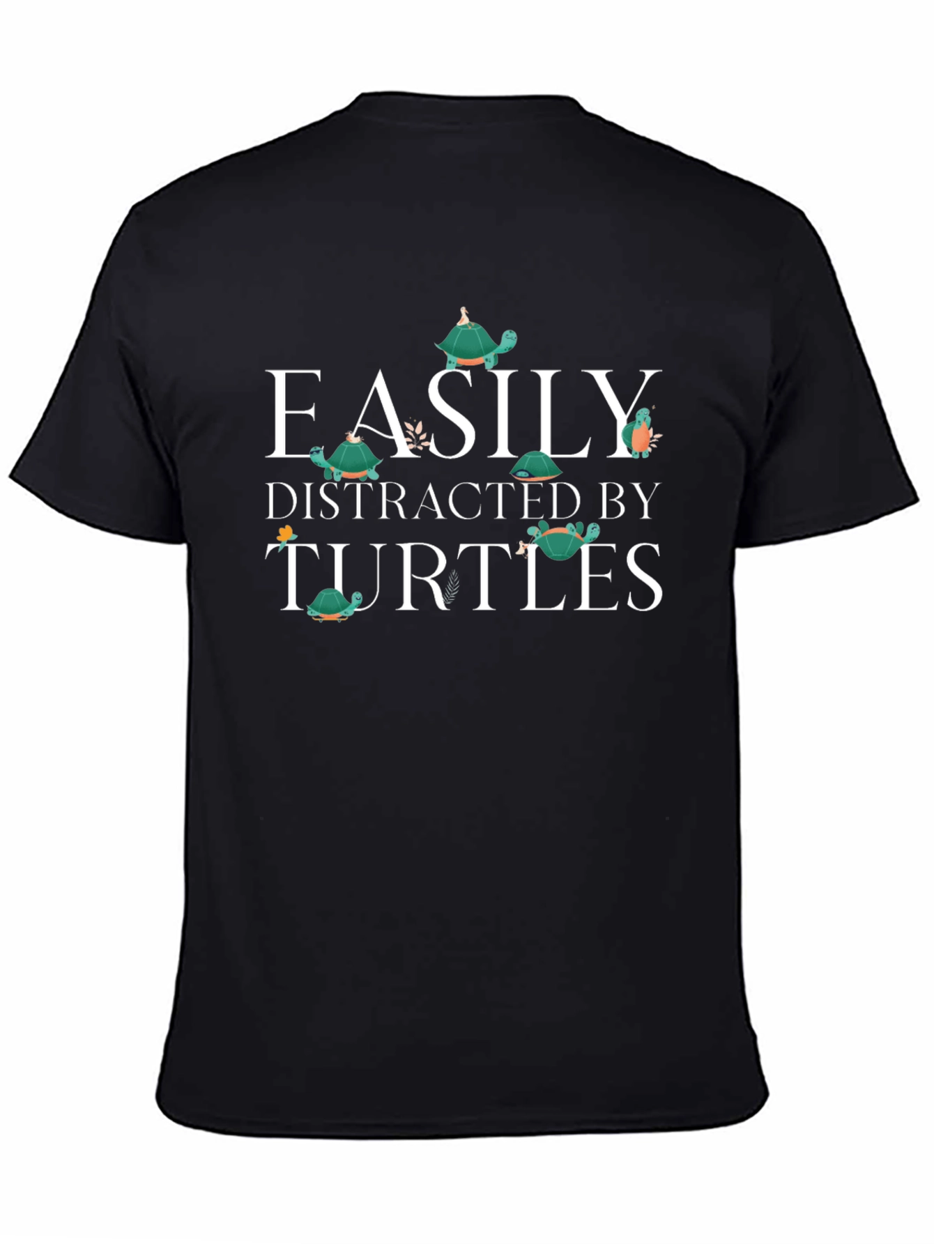 Easily Distracted By Turtles Graphic T-Shirt