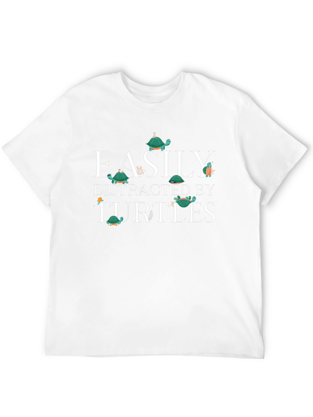 Easily Distracted By Turtles Graphic T-Shirt