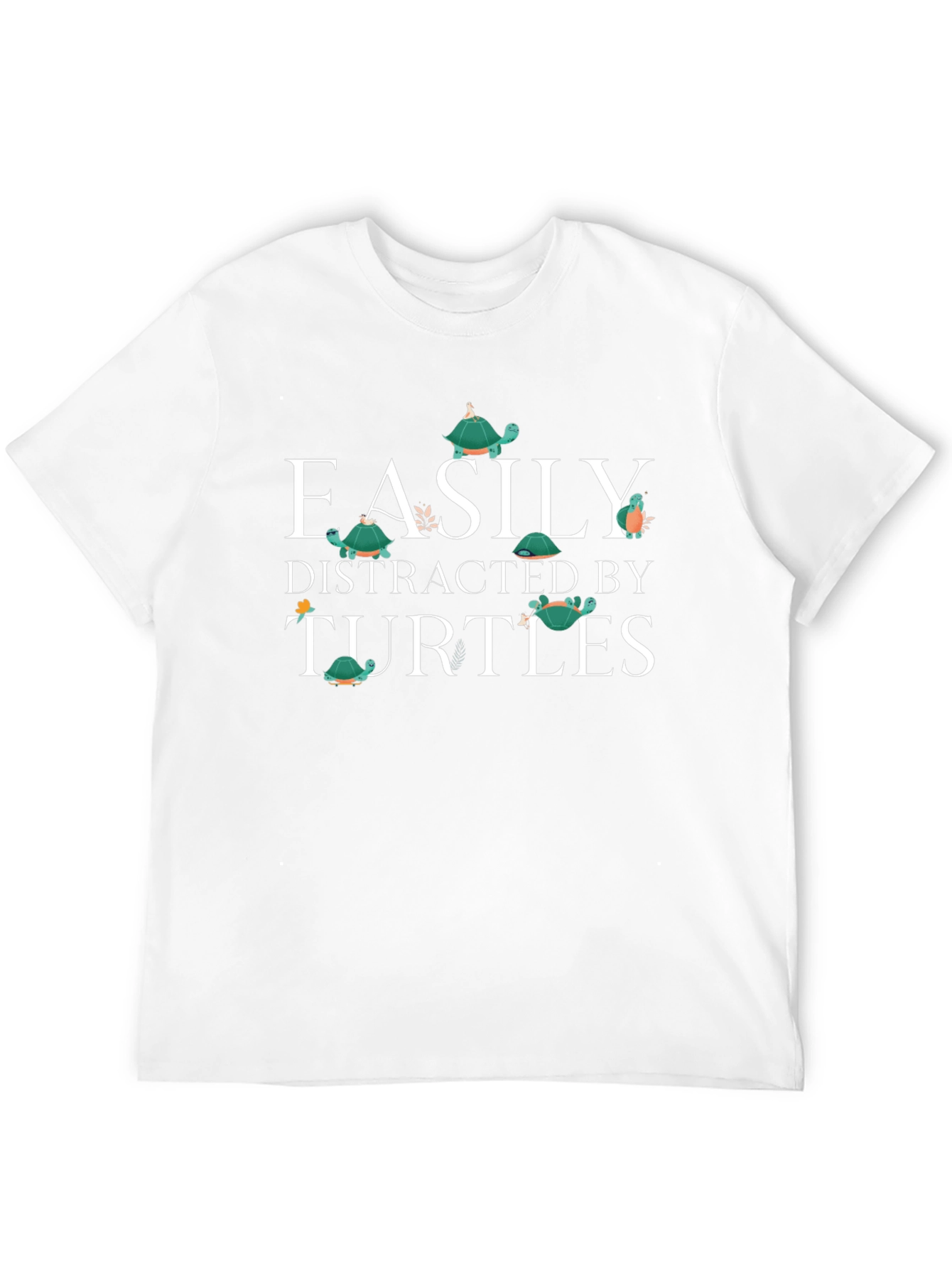 Easily Distracted By Turtles Graphic T-Shirt