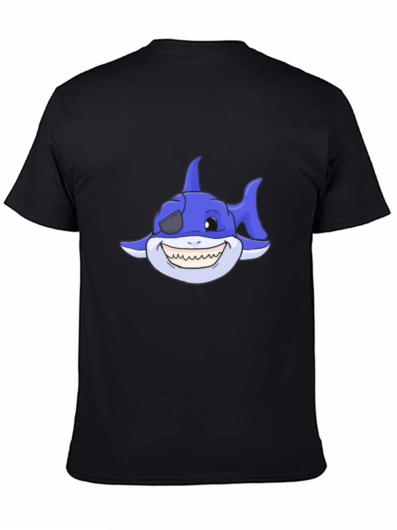 Cartoon Shark T-Shirt - Pirate Shark Tee