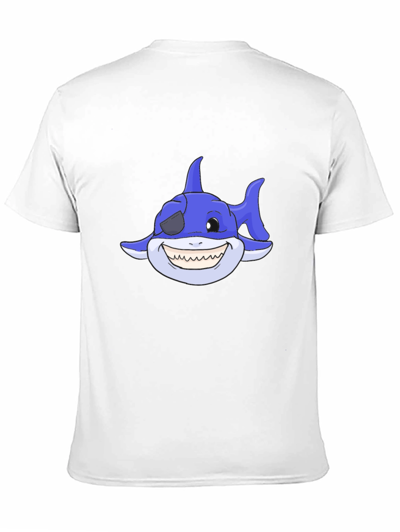 Cartoon Shark T-Shirt - Pirate Shark Tee
