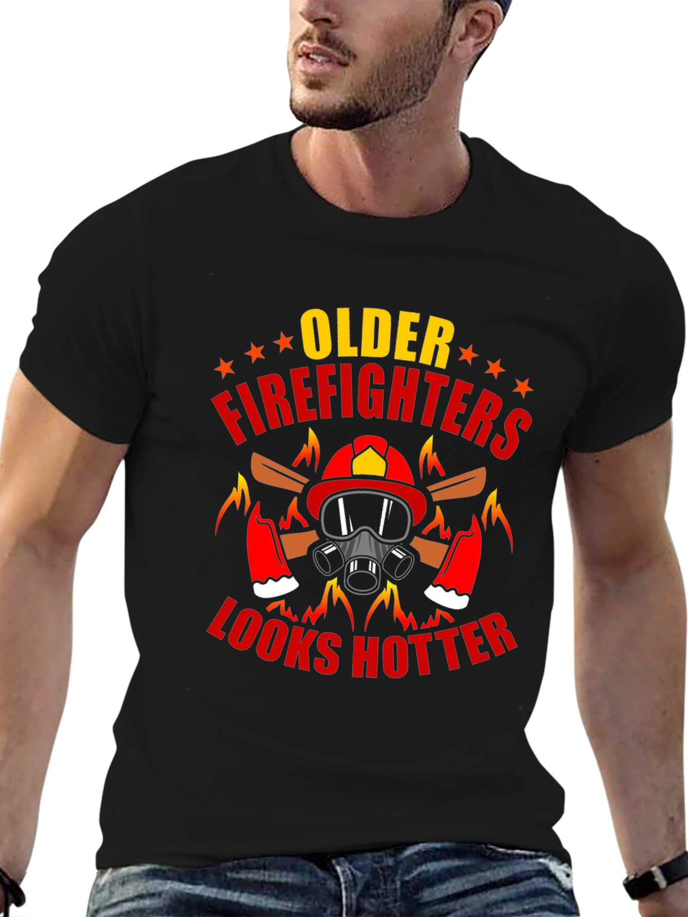 Older Firefighters Look Hotter T-Shirt