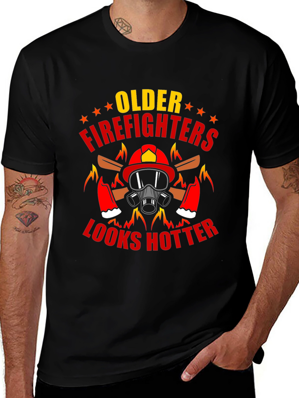 Older Firefighters Look Hotter T-Shirt