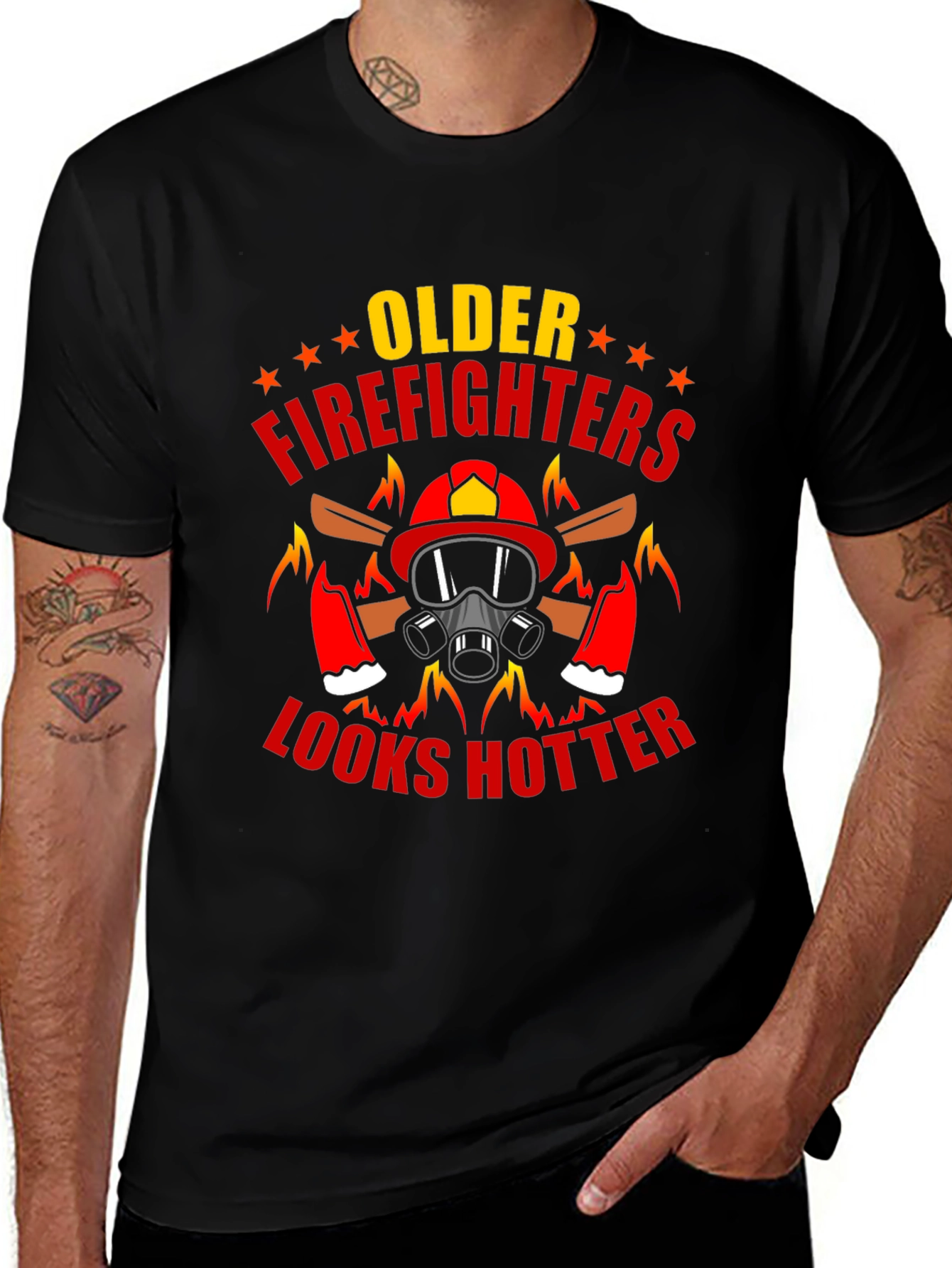Older Firefighters Look Hotter T-Shirt