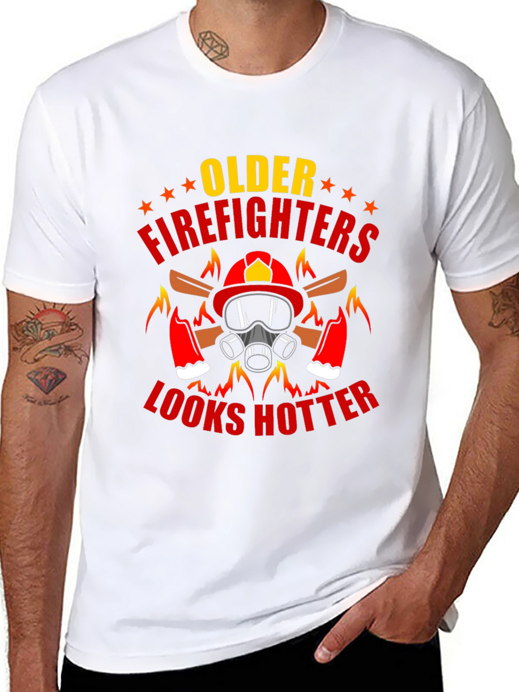 Older Firefighters Look Hotter T-Shirt