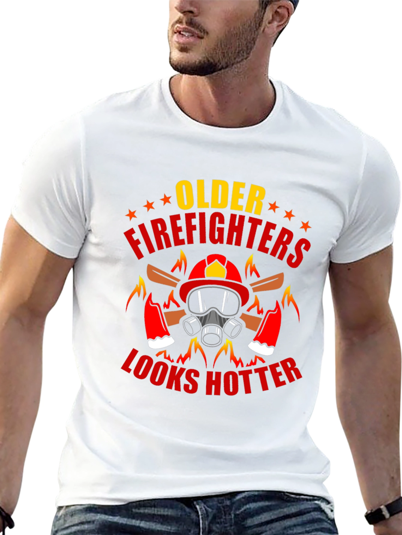 Older Firefighters Look Hotter T-Shirt