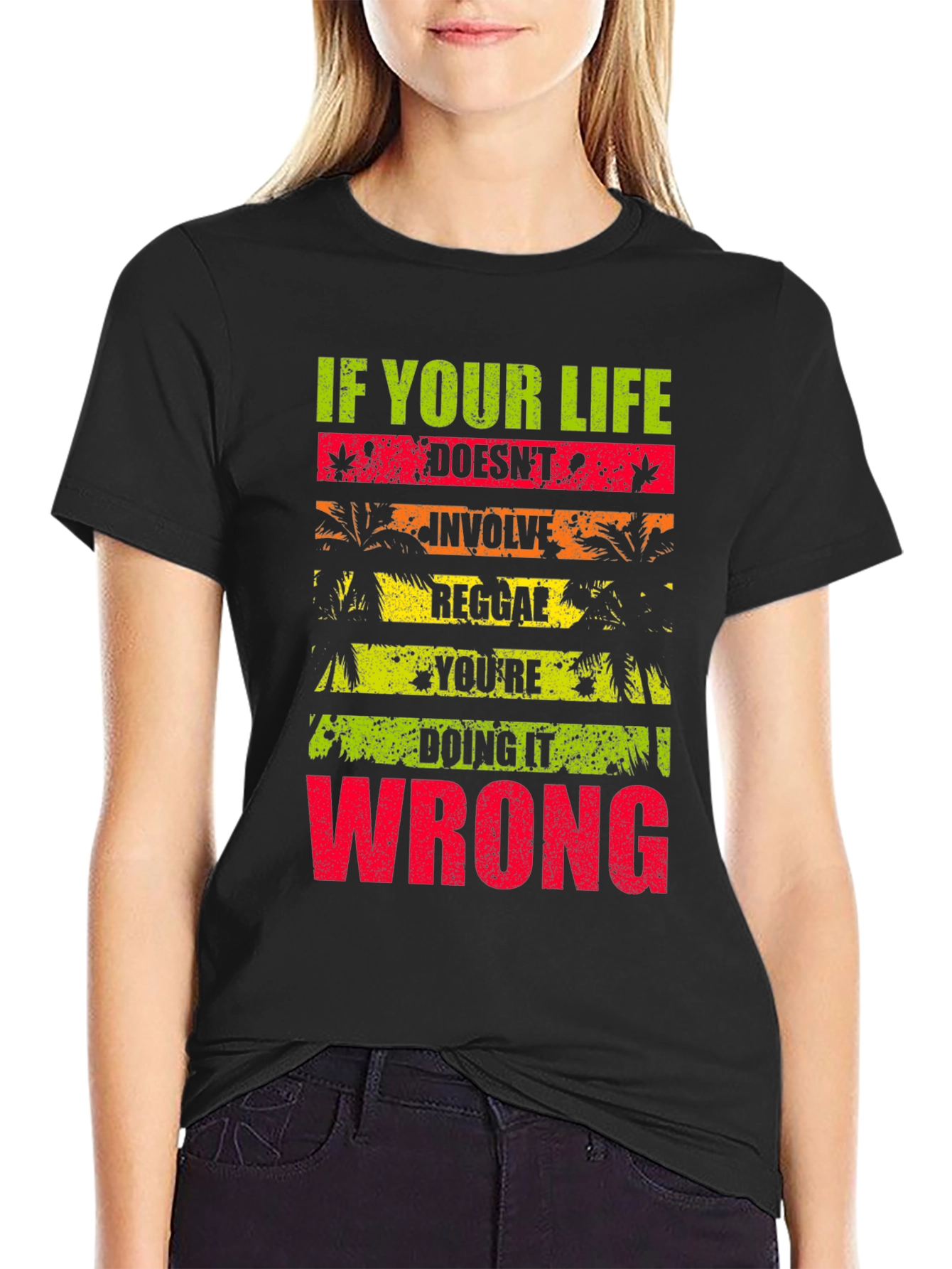 Reggae Life T-Shirt - If Your Life Doesnt Involve Reggae