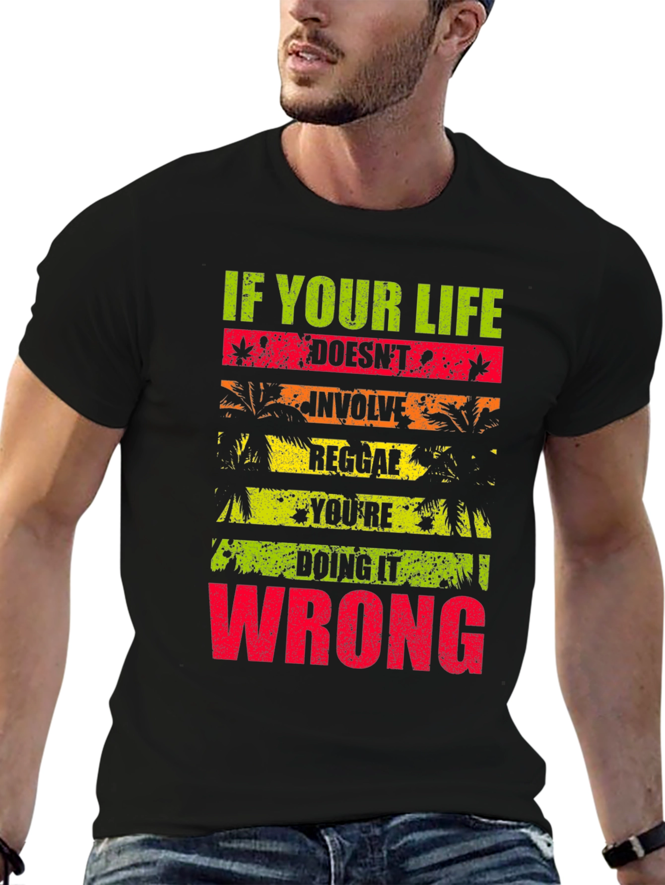 Reggae Life T-Shirt - If Your Life Doesnt Involve Reggae