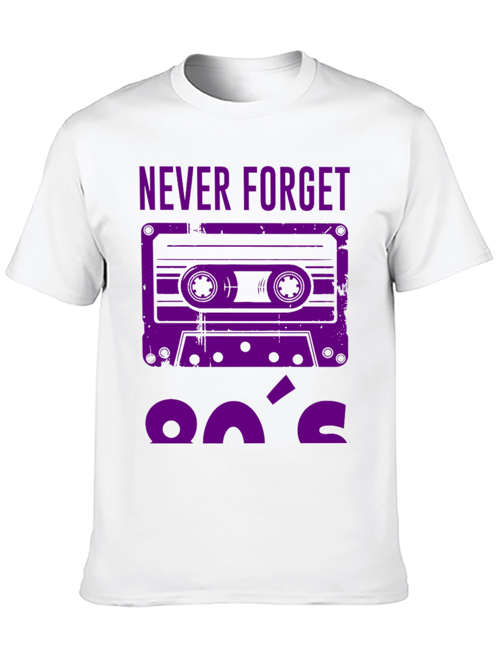 Never Forget 90s Cassette Tape Graphic T-Shirt