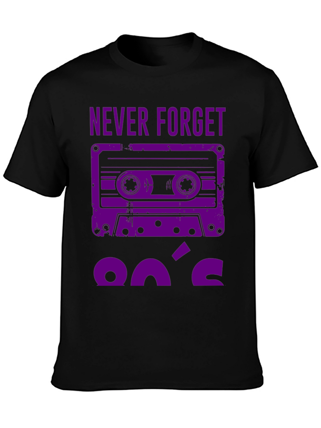 Never Forget 90s Cassette Tape Graphic T-Shirt