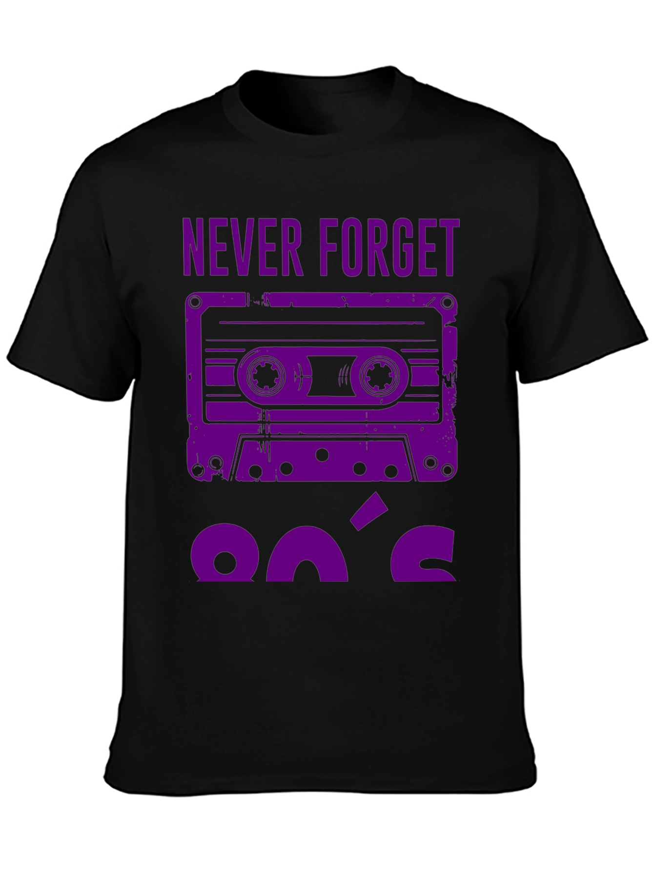 Never Forget 90s Cassette Tape Graphic T-Shirt