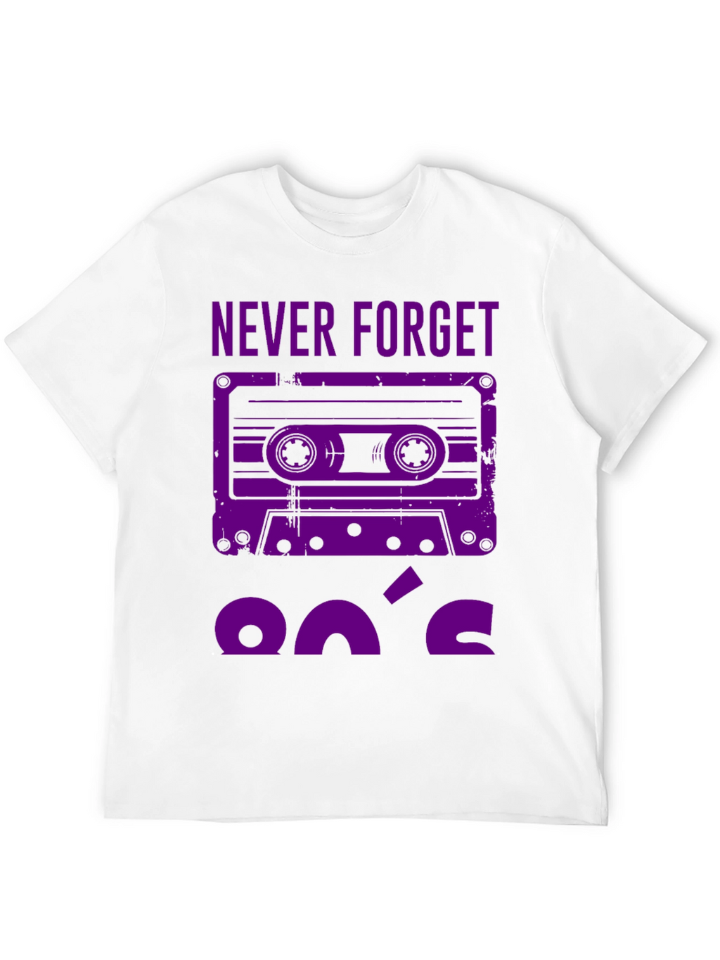 Never Forget 90s Cassette Tape Graphic T-Shirt