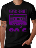 Never Forget 90s Cassette Tape Graphic T-Shirt