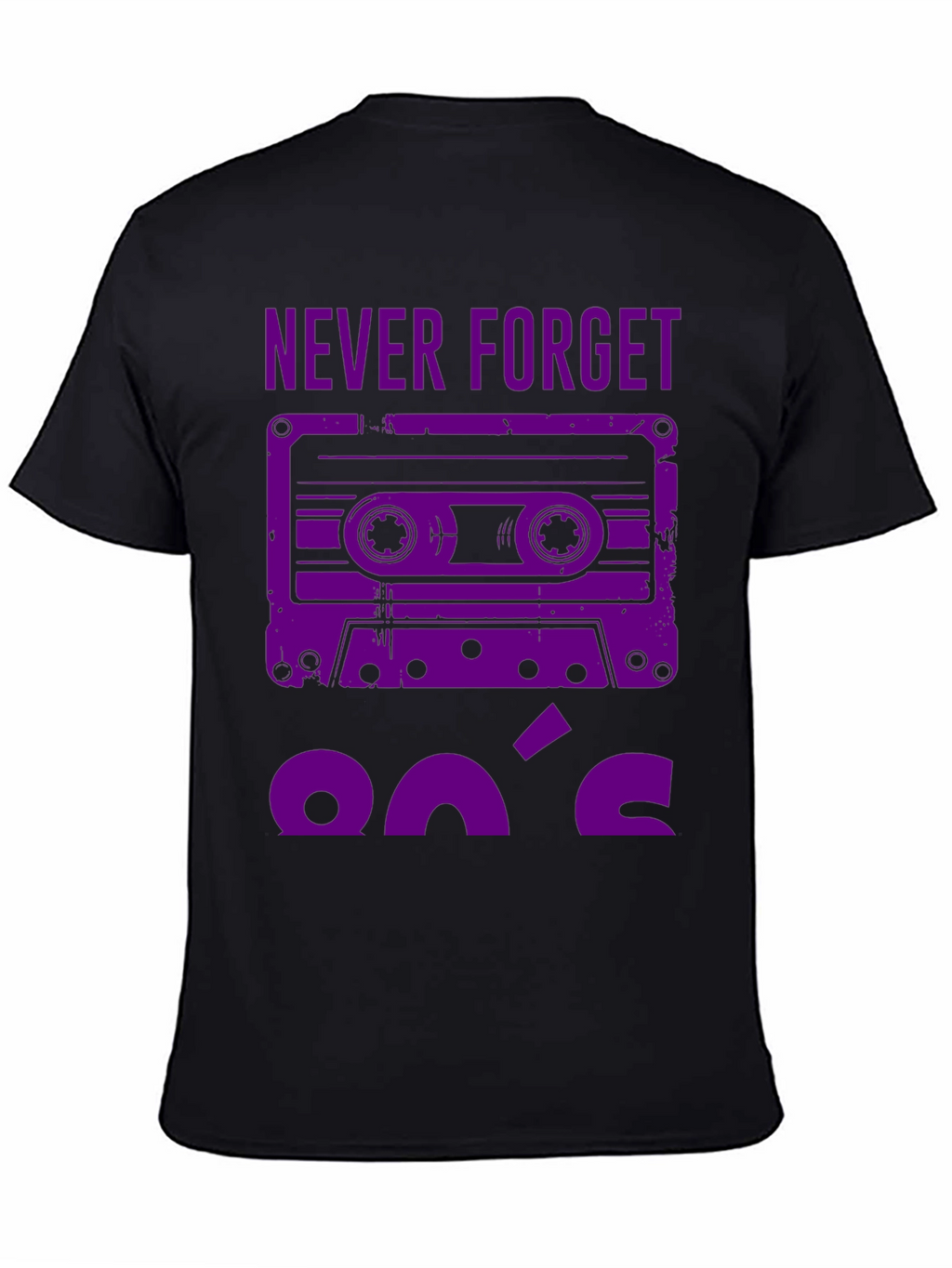 Never Forget 90s Cassette Tape Graphic T-Shirt