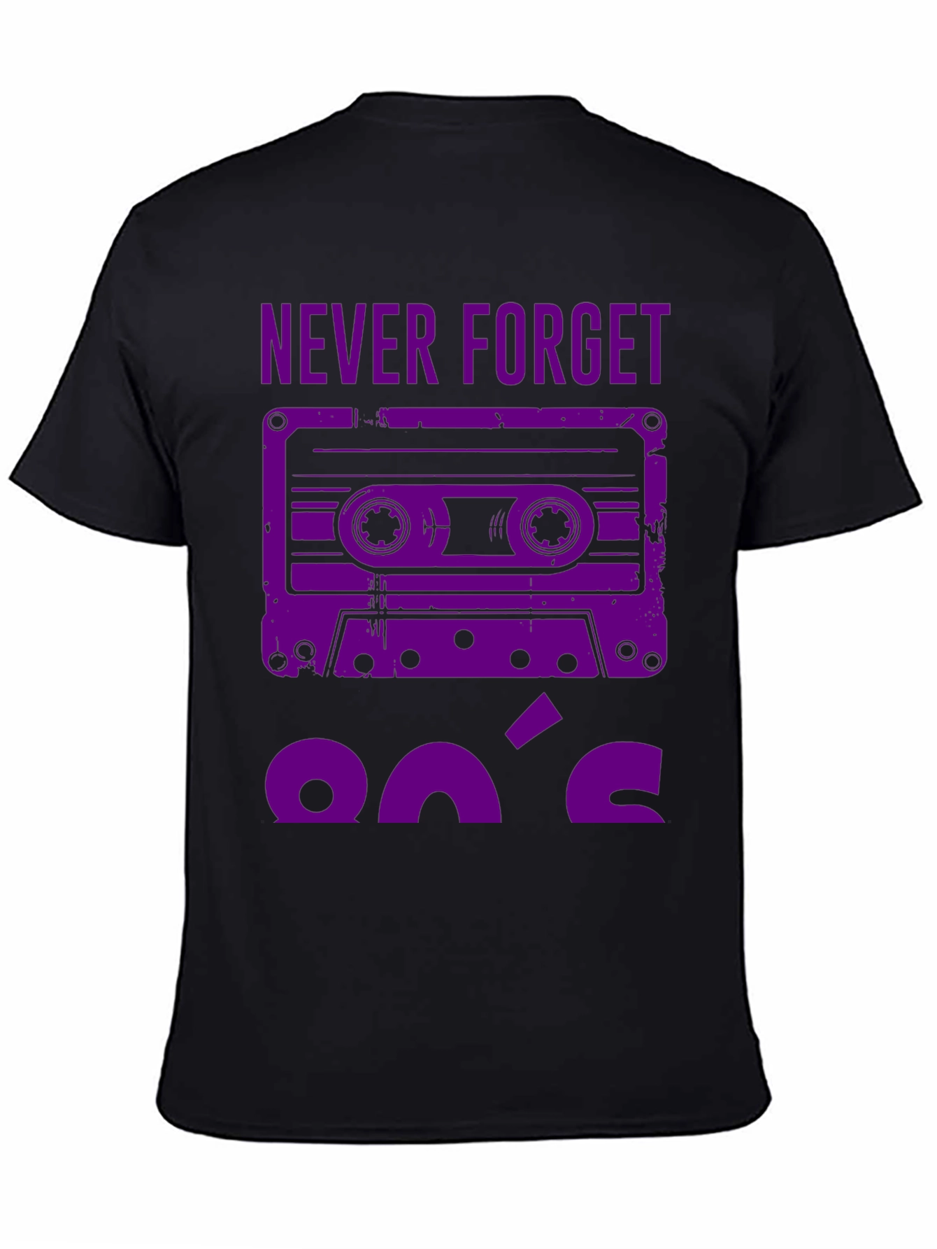 Never Forget 90s Cassette Tape Graphic T-Shirt