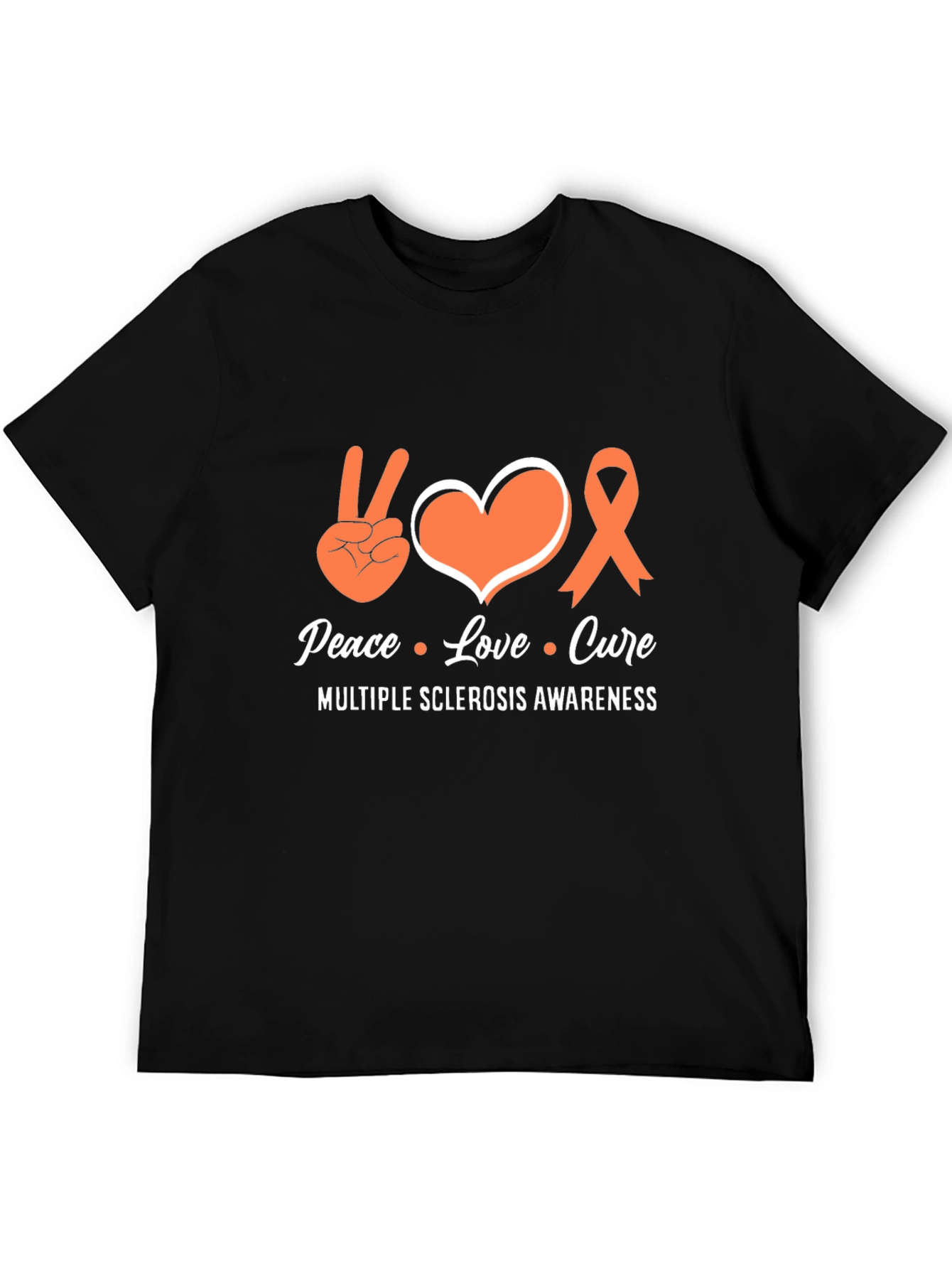 Peace Love Cure MS Awareness T-Shirt