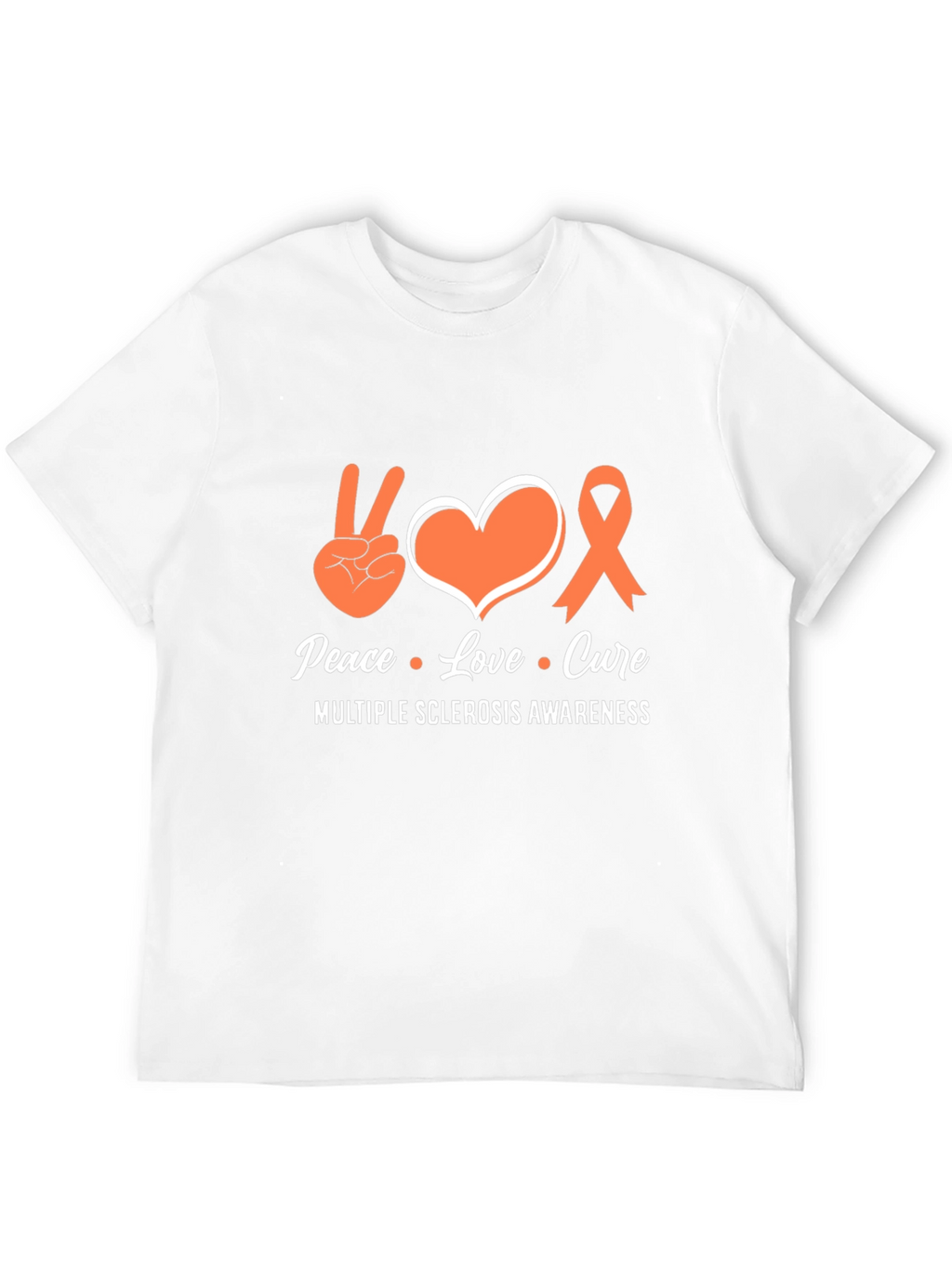 Peace Love Cure MS Awareness T-Shirt