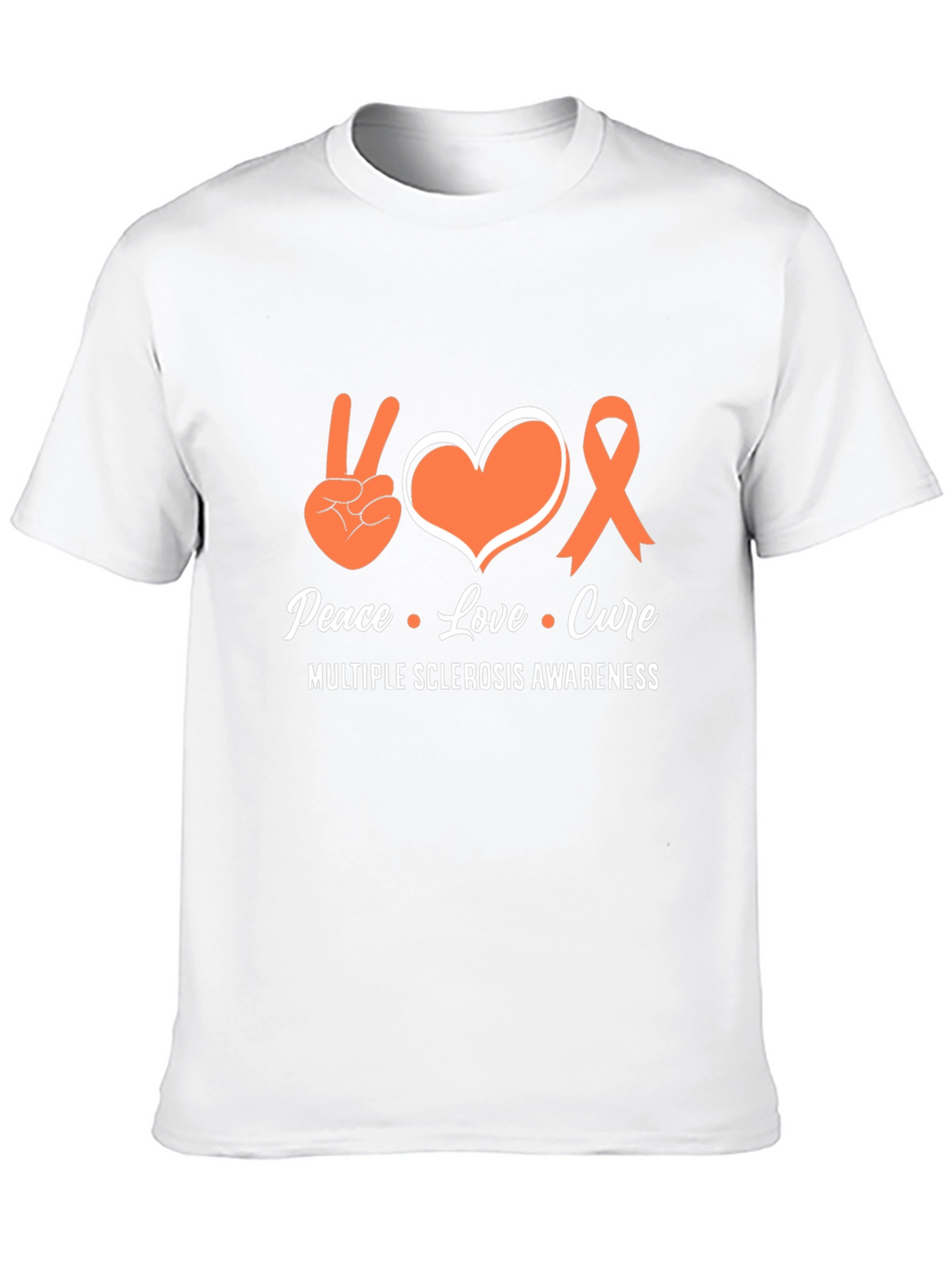 Peace Love Cure MS Awareness T-Shirt