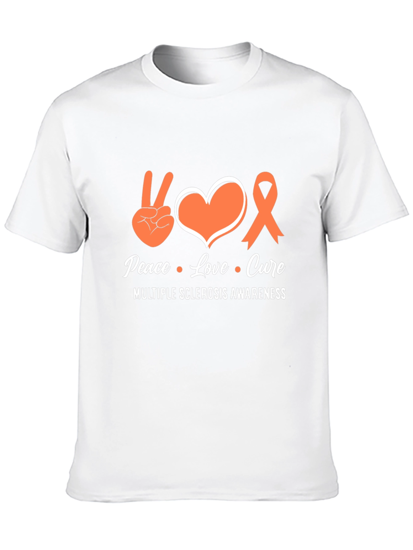 Peace Love Cure MS Awareness T-Shirt