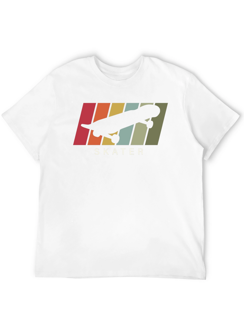 Retro Skater Graphic Tee - Cool Skateboard Design