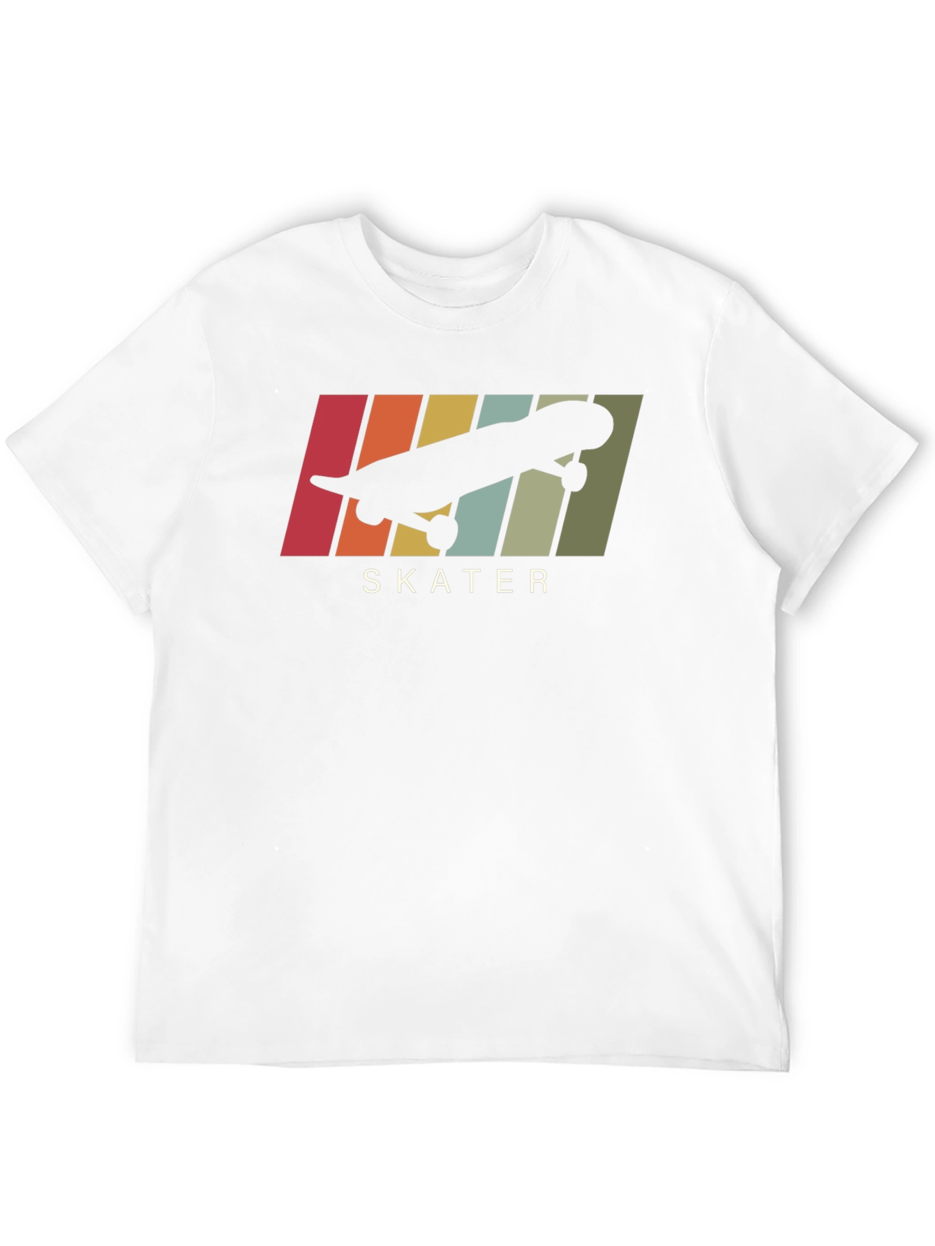 Retro Skater Graphic Tee - Cool Skateboard Design