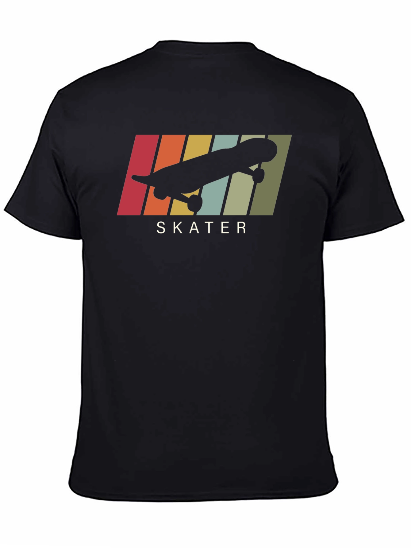Retro Skater Graphic Tee - Cool Skateboard Design