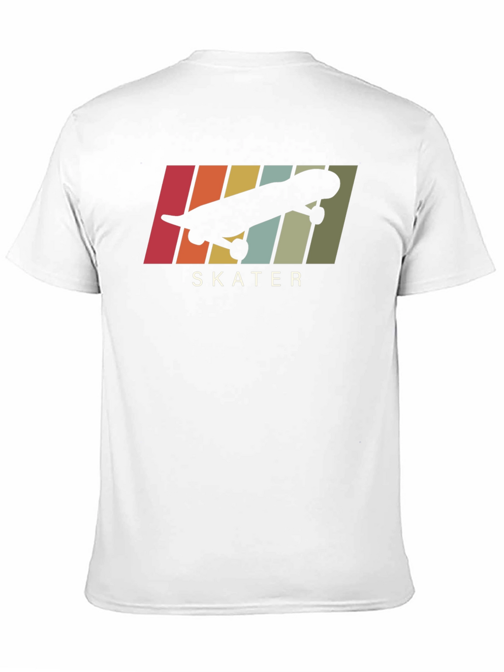 Retro Skater Graphic Tee - Cool Skateboard Design