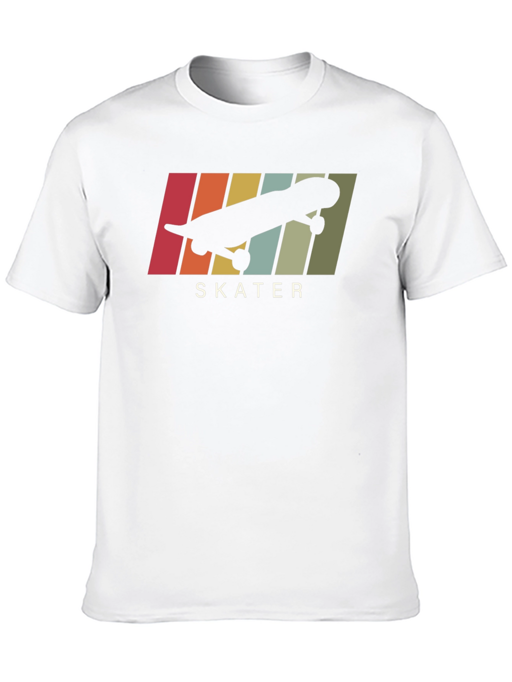 Retro Skater Graphic Tee - Cool Skateboard Design