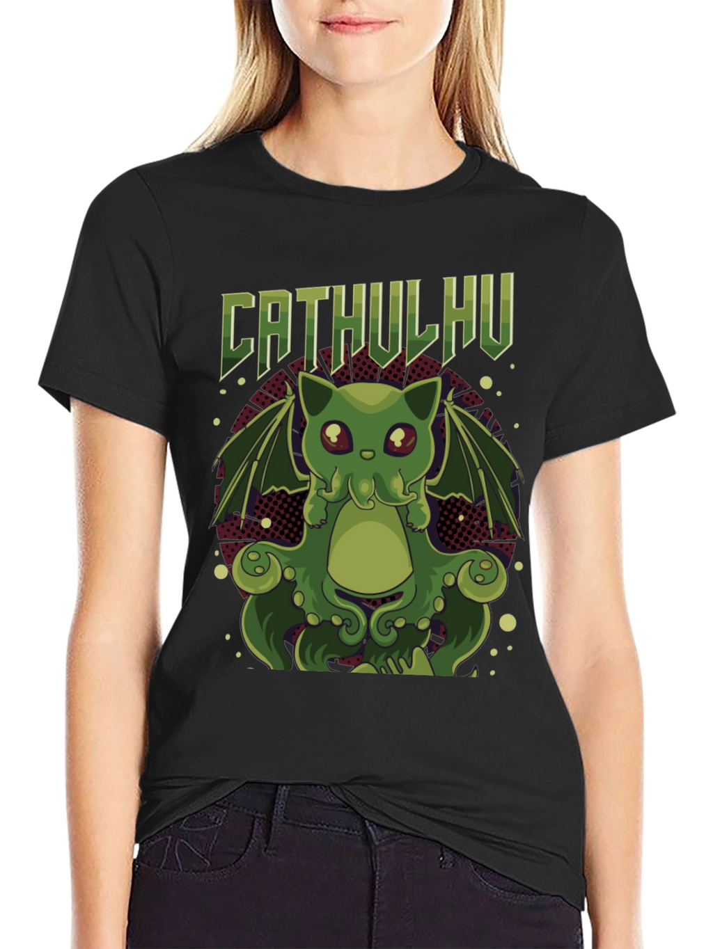 Cathulhu Cat T-Shirt - Geeky Graphic Tee