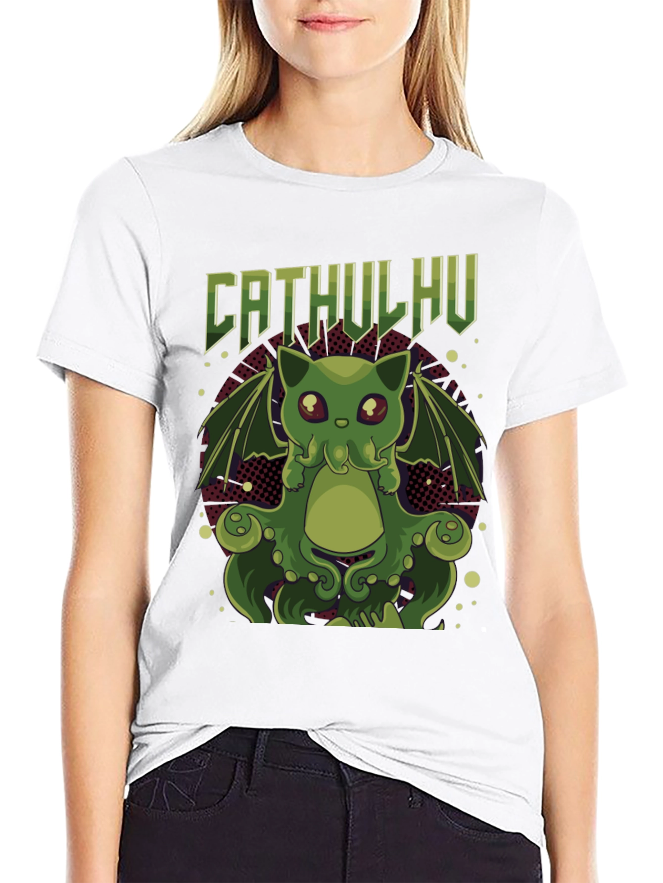Cathulhu Cat T-Shirt - Geeky Graphic Tee