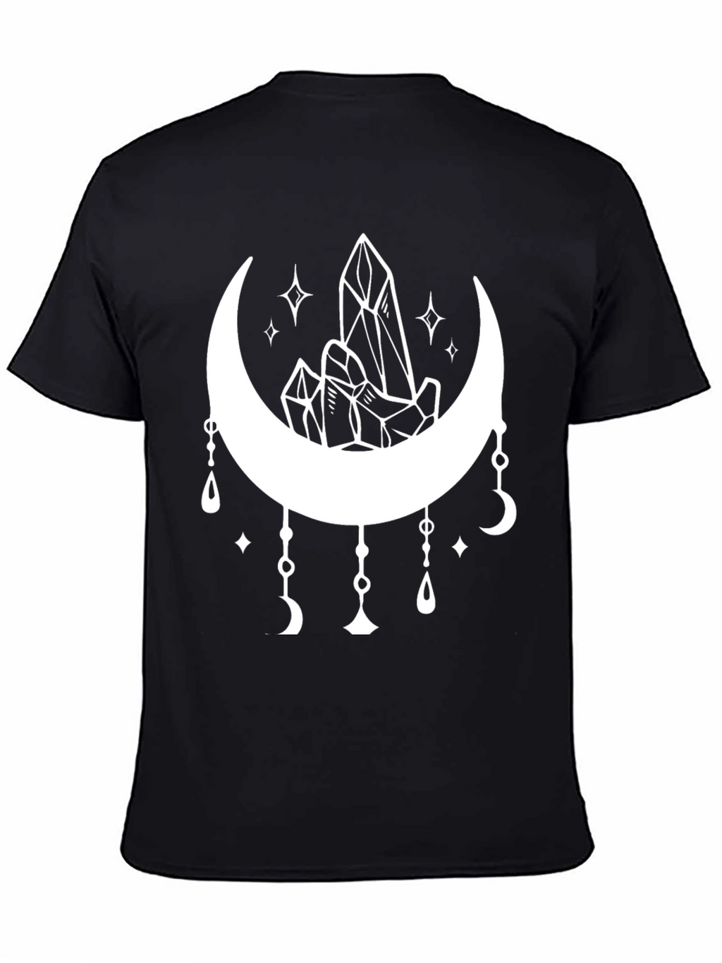 Crystals and Moon Graphic T-Shirt