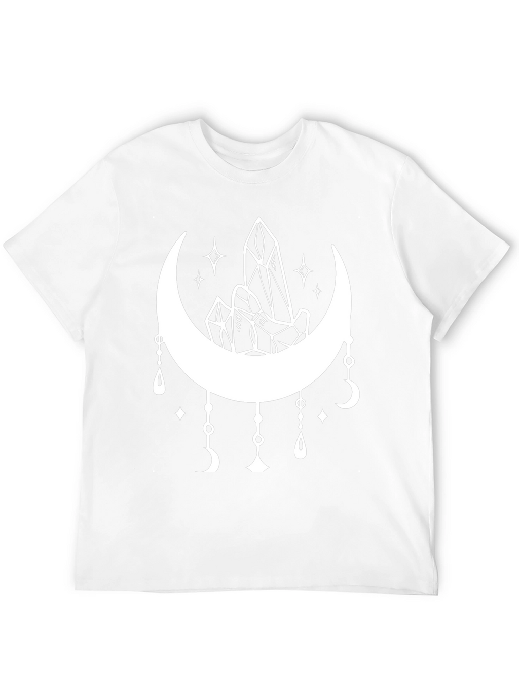Crystals and Moon Graphic T-Shirt