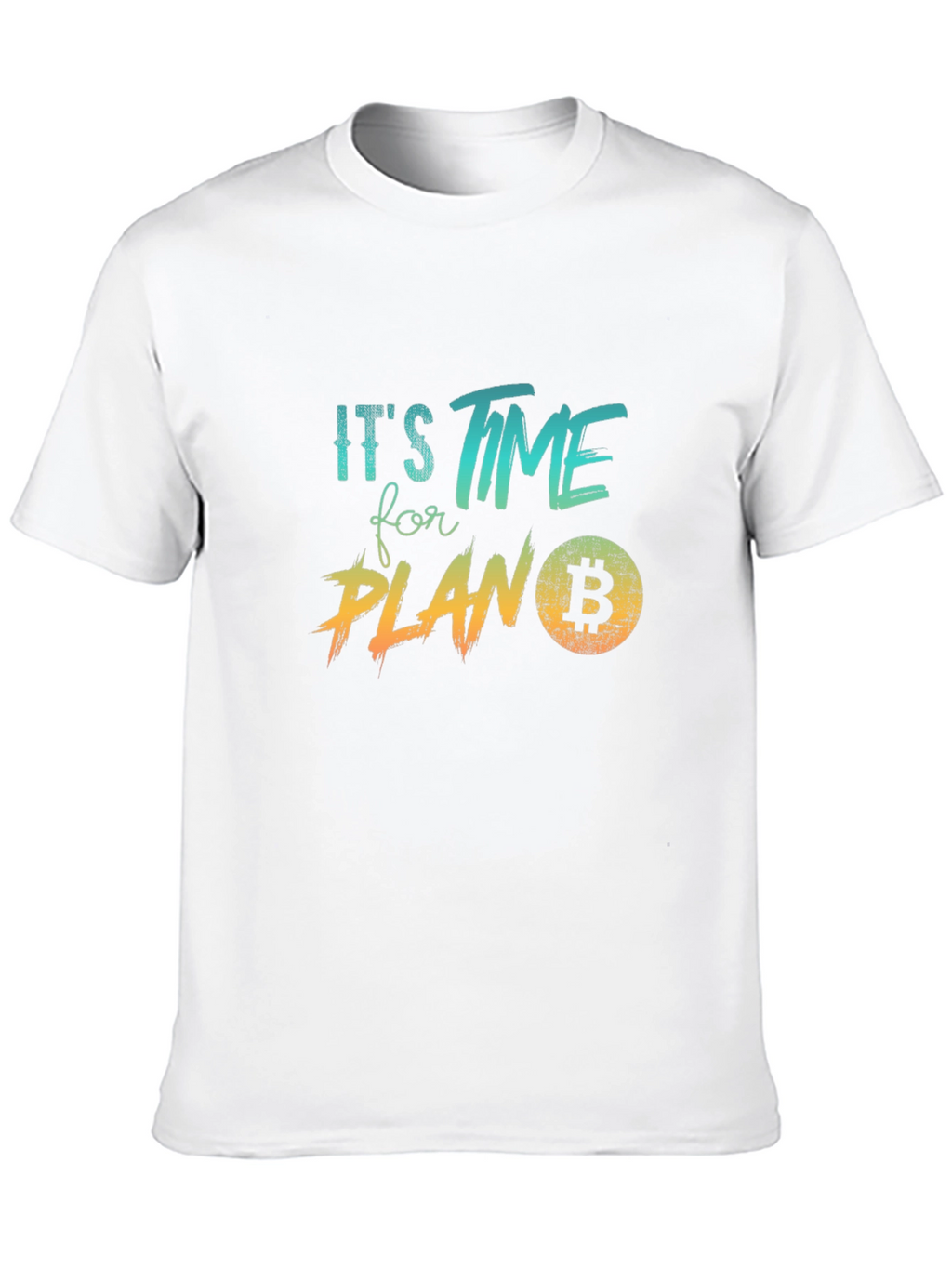 Bitcoin Plan B Black Graphic Tee