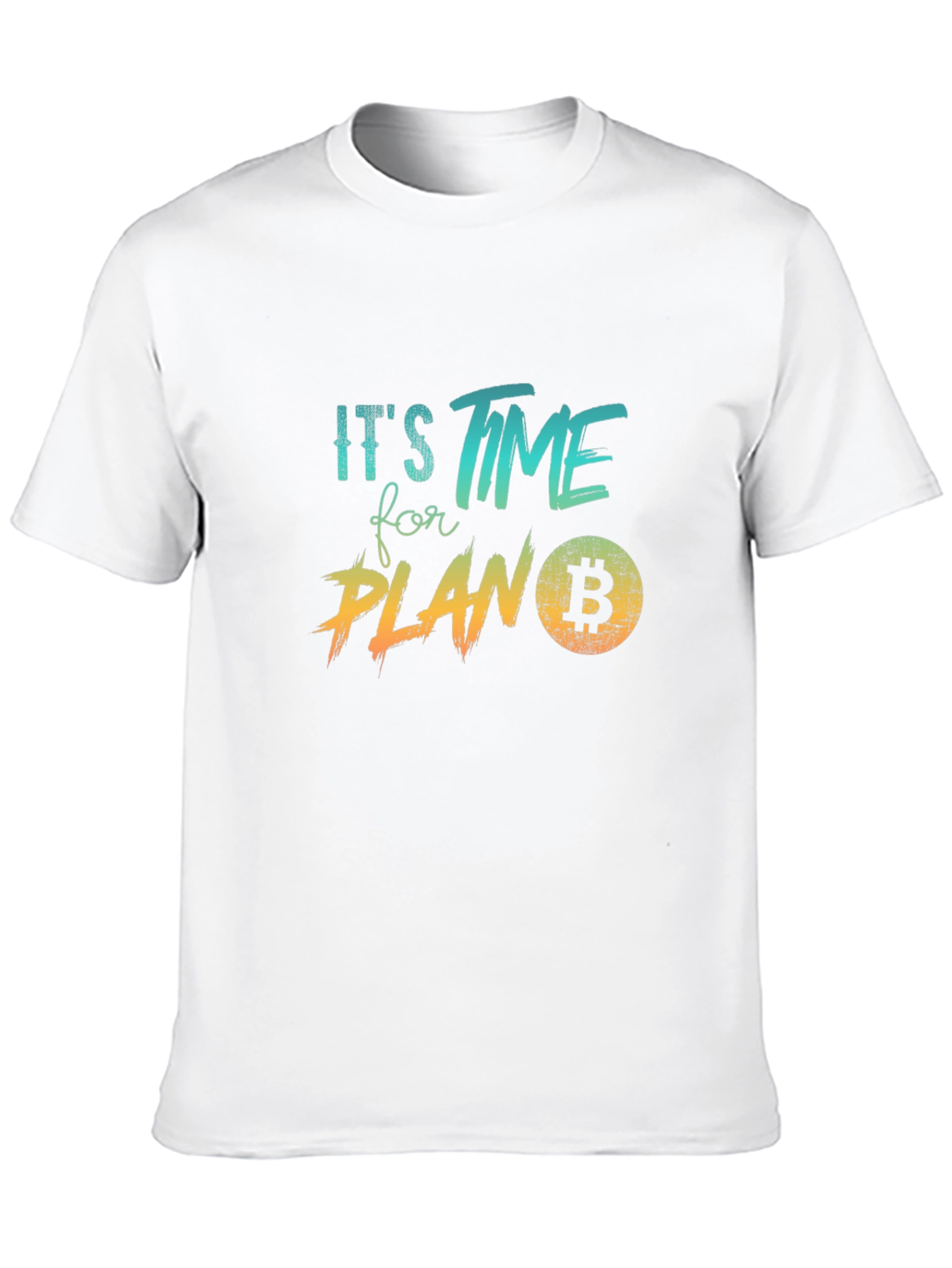 Bitcoin Plan B Black Graphic Tee