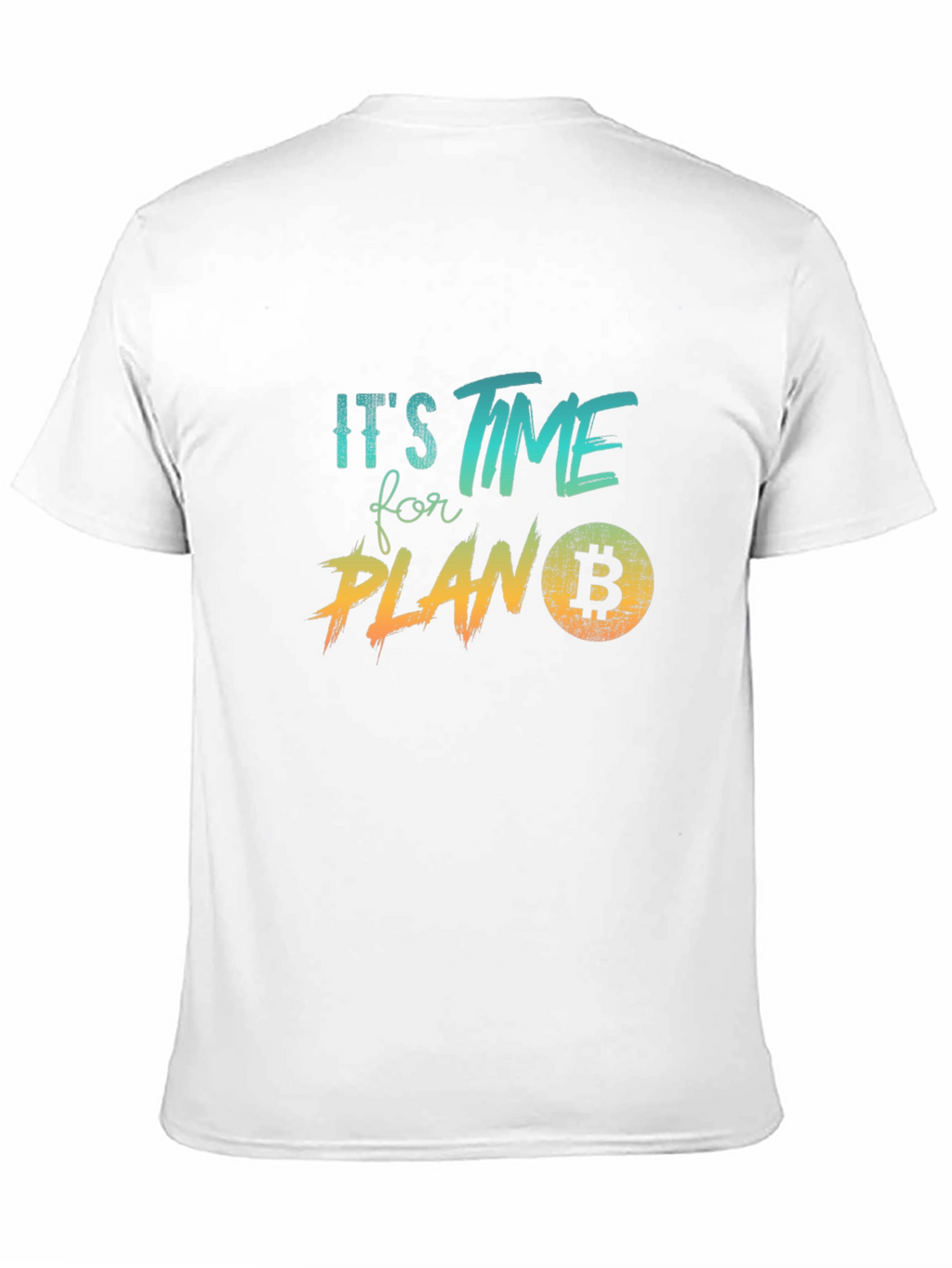 Bitcoin Plan B Black Graphic Tee