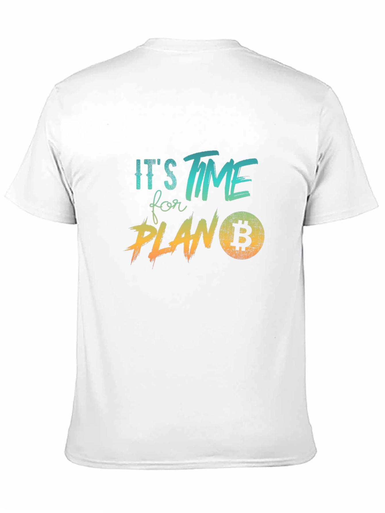 Bitcoin Plan B Black Graphic Tee