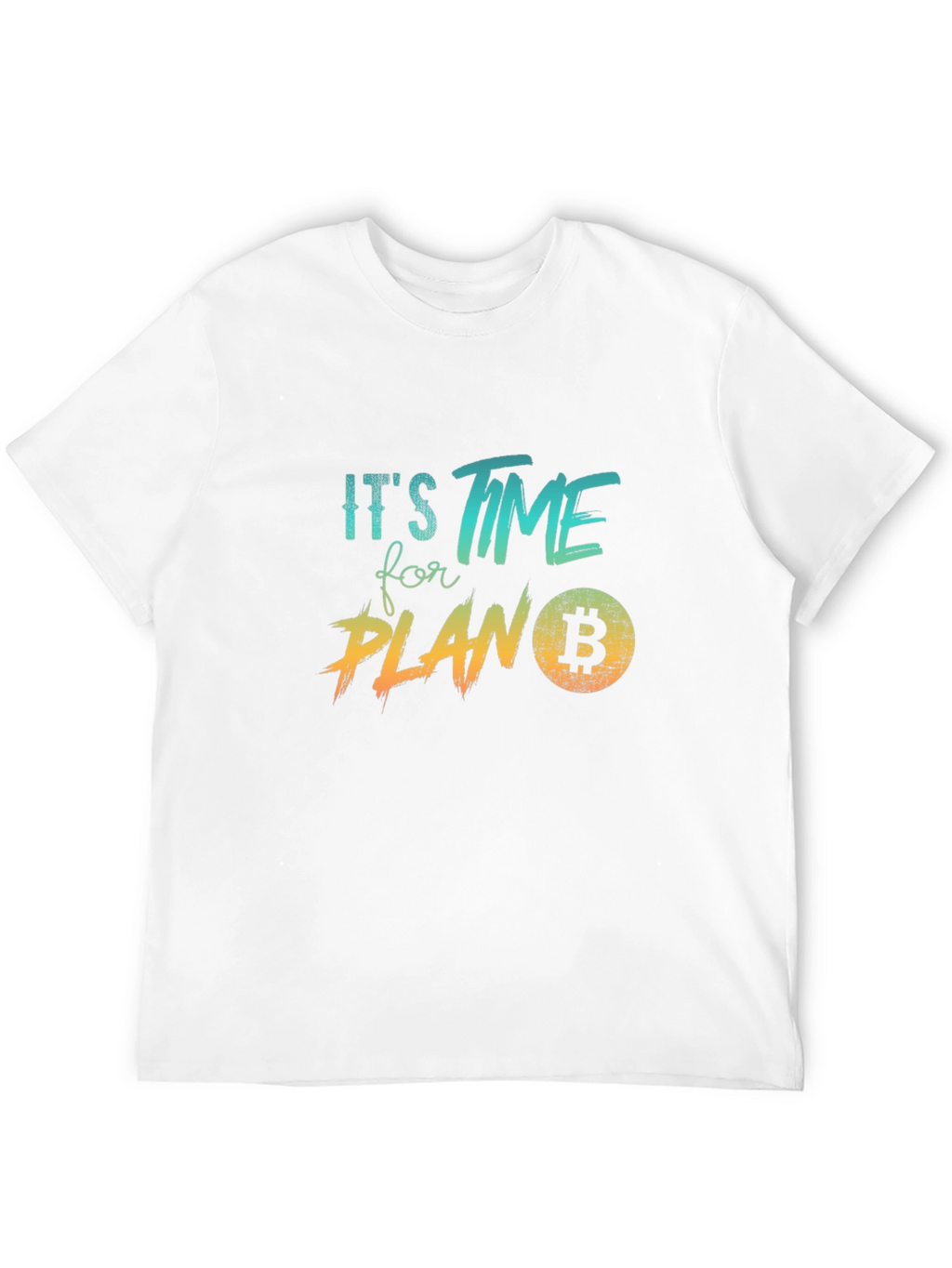 Bitcoin Plan B Black Graphic Tee