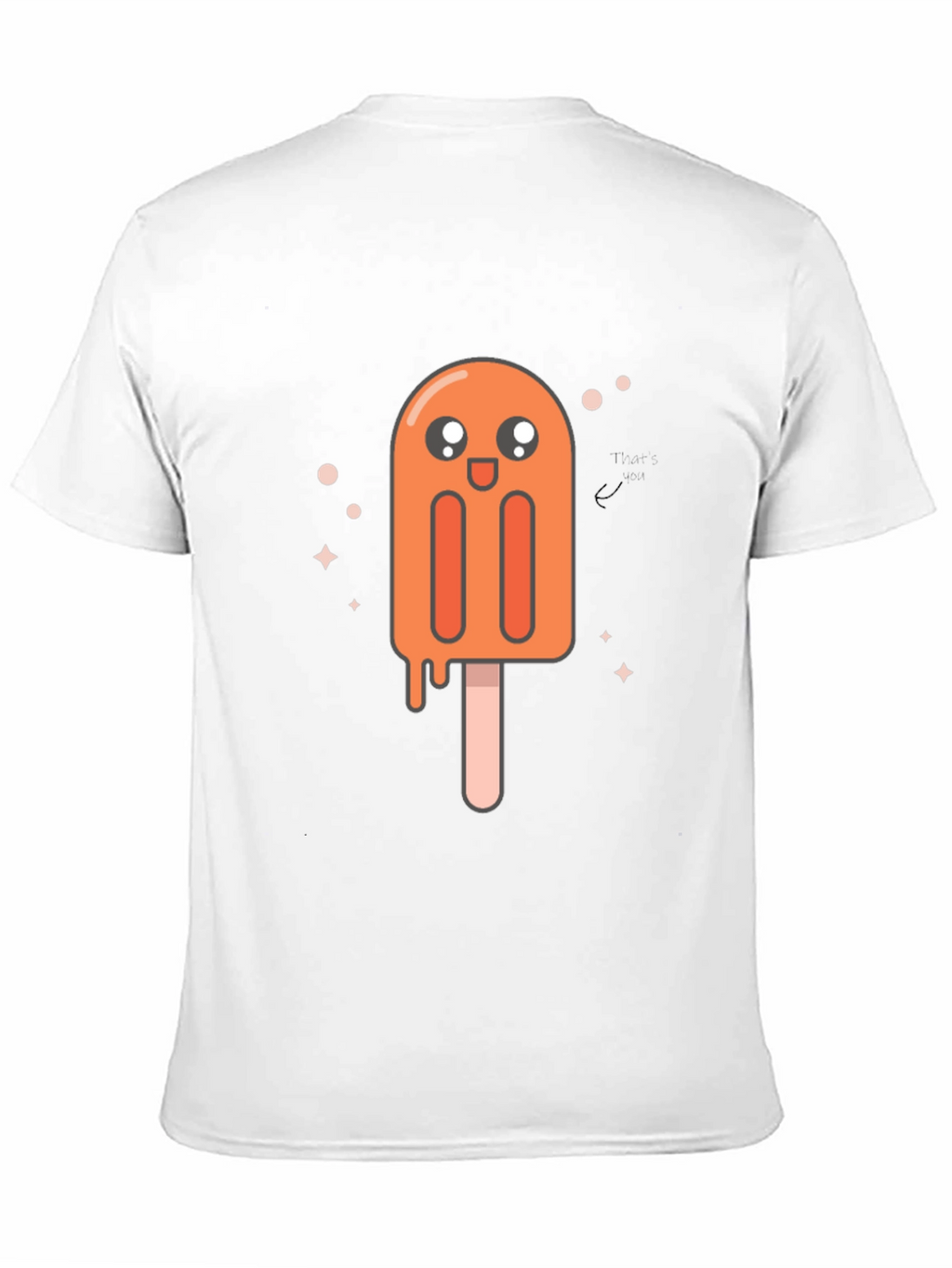Cute Popsicle Graphic Tee - Black Unisex T-Shirt