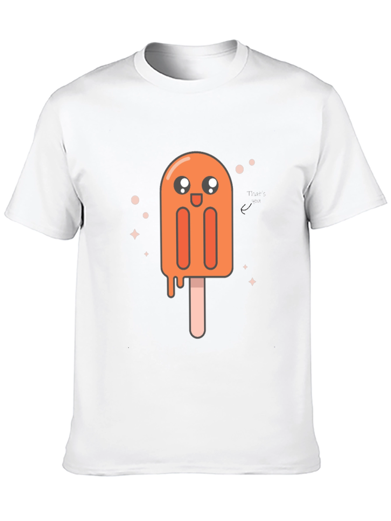 Cute Popsicle Graphic Tee - Black Unisex T-Shirt