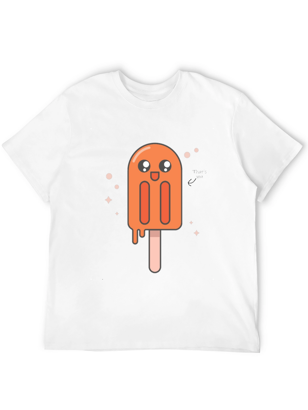 Cute Popsicle Graphic Tee - Black Unisex T-Shirt