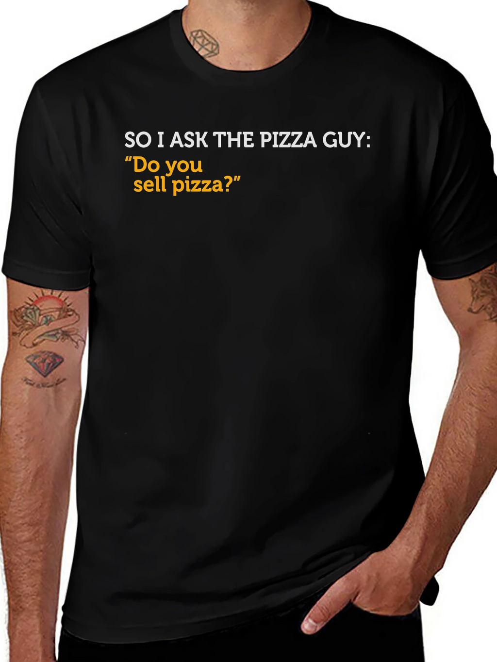 Funny Pizza Guy T-Shirt