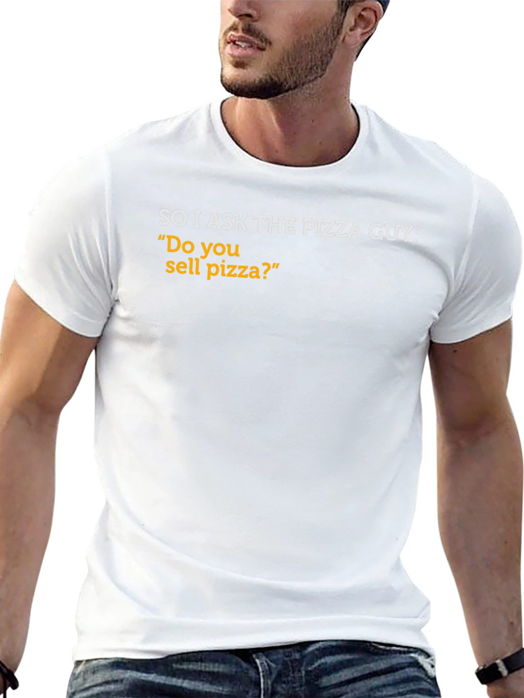 Funny Pizza Guy T-Shirt