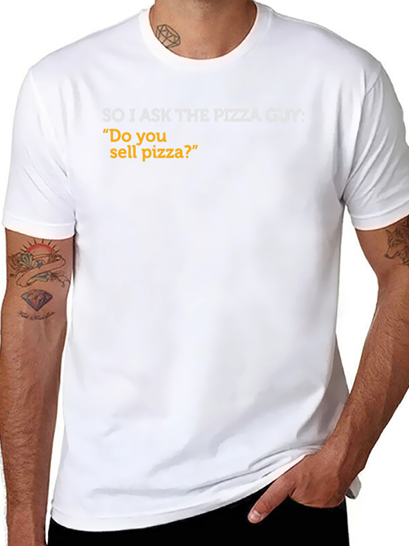 Funny Pizza Guy T-Shirt