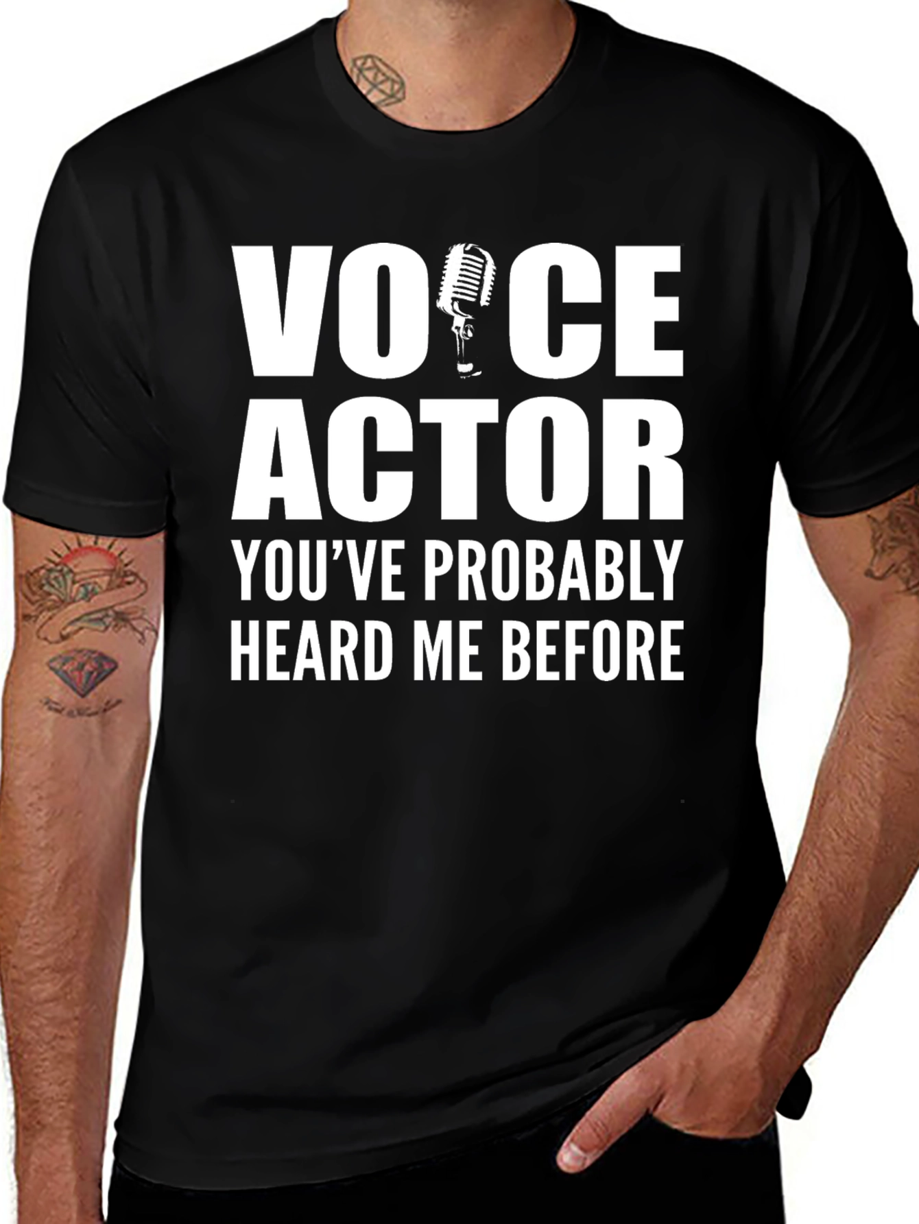 Voice Actor T-Shirt - Heard Me Before