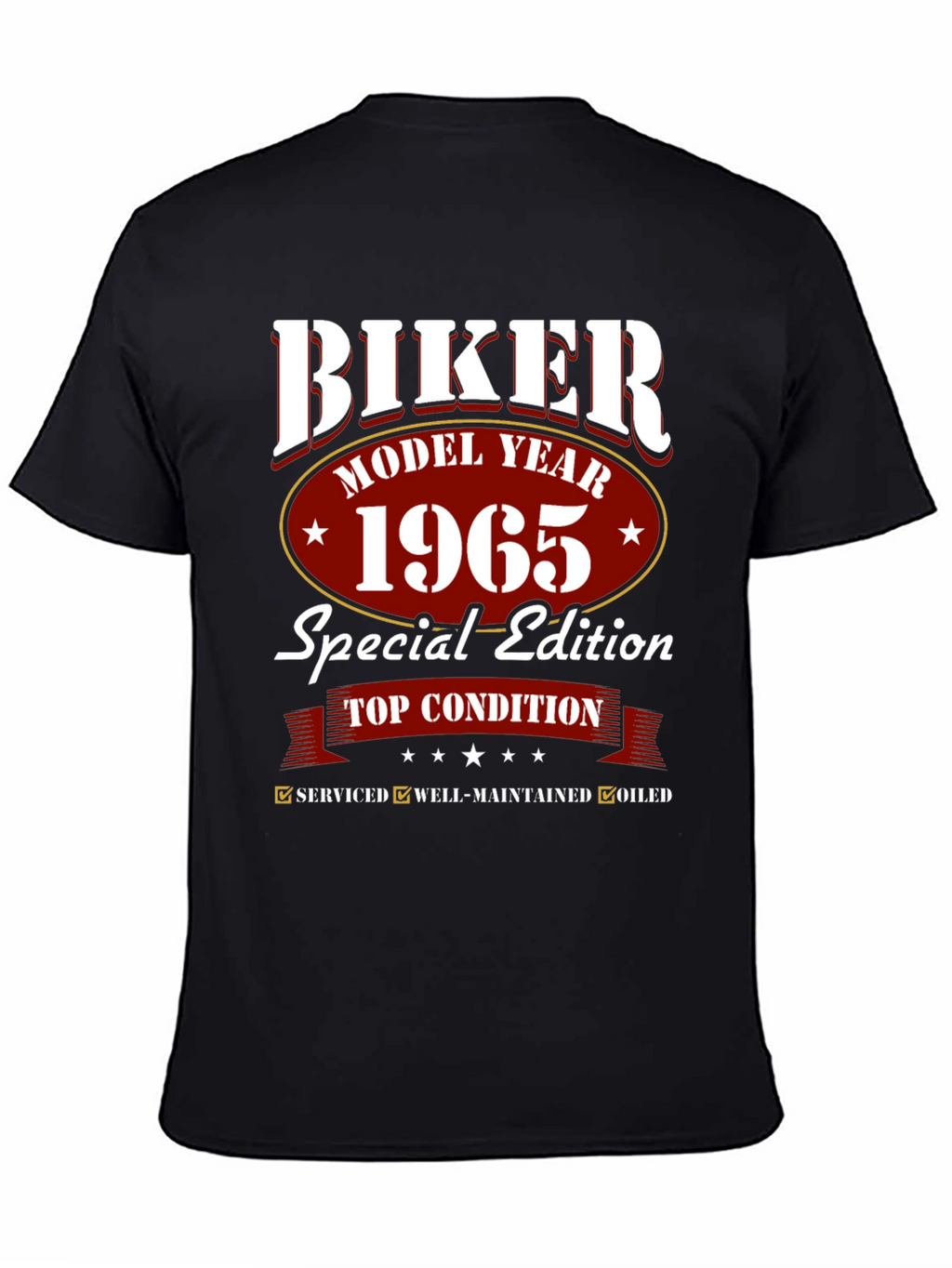 Biker 1965 Special Edition Black T-Shirt