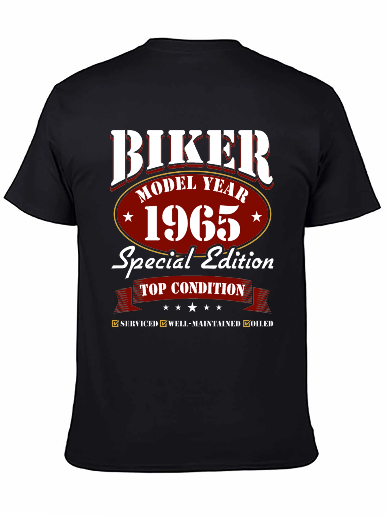 Biker 1965 Special Edition Black T-Shirt
