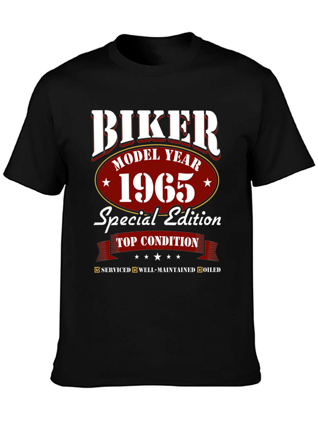 Biker 1965 Special Edition Black T-Shirt